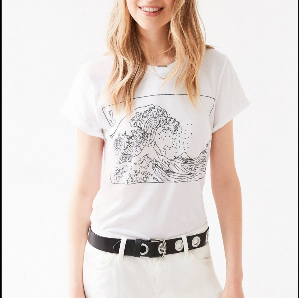 Urban Outfitters Future State Wave Graphic Tee